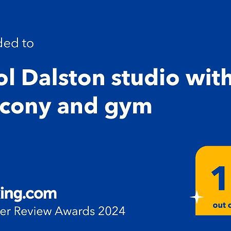 Cool Dalston Studio With Balcony And Gym Leilighet London Eksteriør bilde
