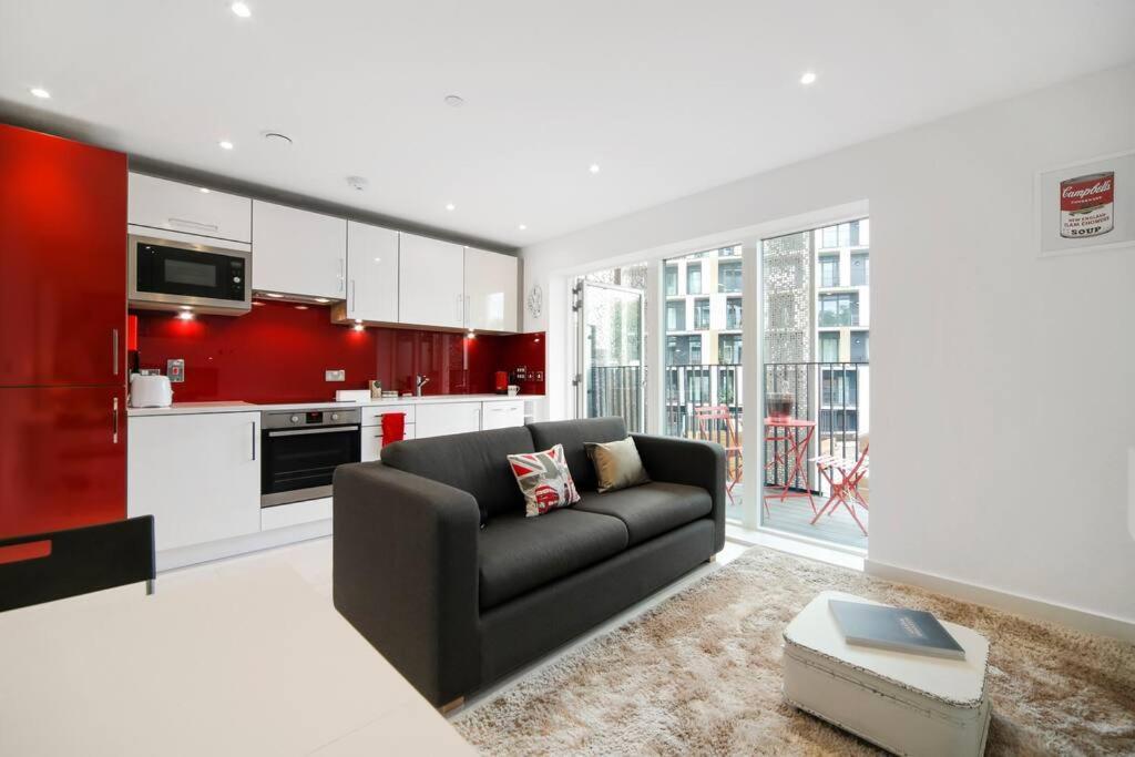 Cool Dalston Studio With Balcony And Gym Leilighet London Eksteriør bilde